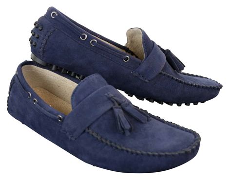 suede driving shoes for men.